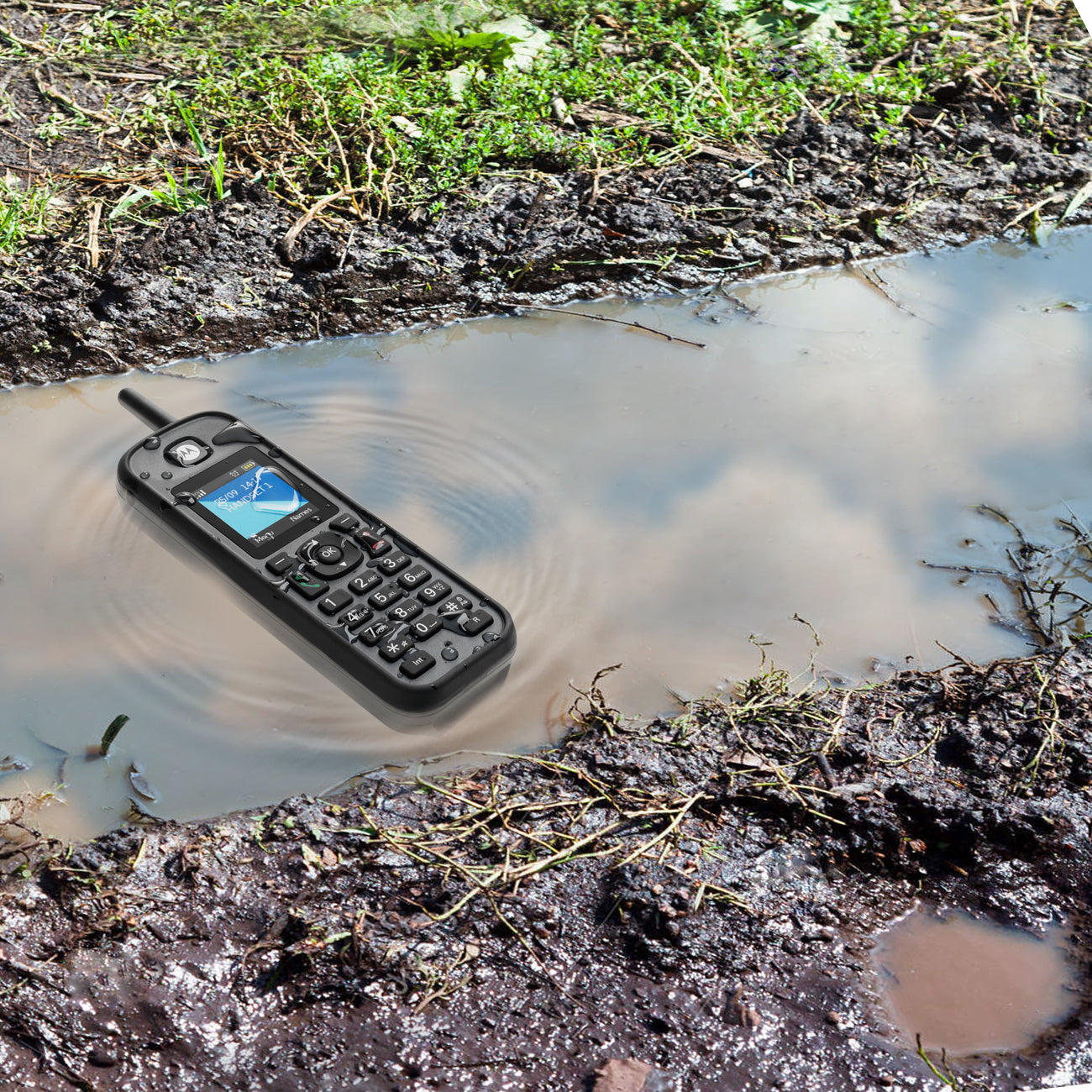 MOTOROLA TELEFONO CORDLESS CON VIVAVOCE IP67 PORTATA 1KM O201