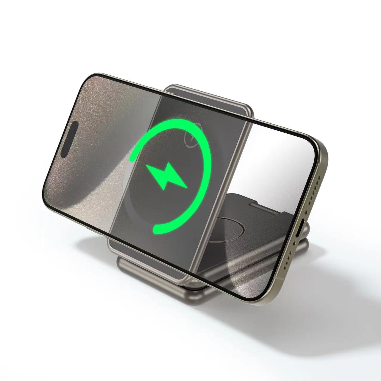SWISSTEN SUPPORTO DI RICARICA 3 IN 1 DA SCRIVANIA MAGSAFE COMPATIBILE 22055550