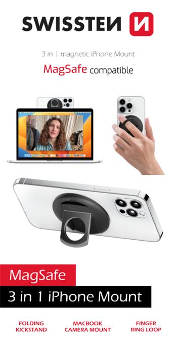 SWISSTEN SUPPORTO MAGSTICK 3IN1 MULTIFUNZIONE 26001000