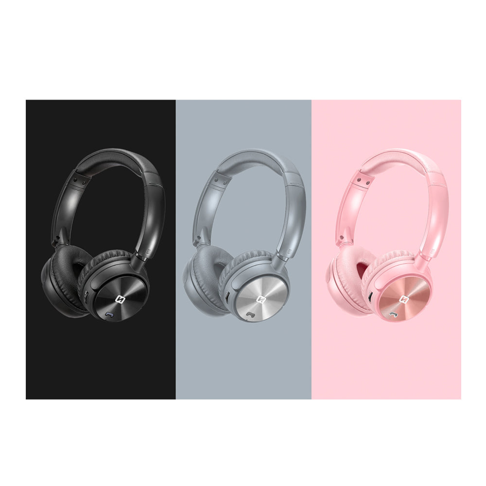 SWISSTEN CUFFIE TRIX BLUETOOTH CON RADIO FM ROSA CON MICROFONO 52510502