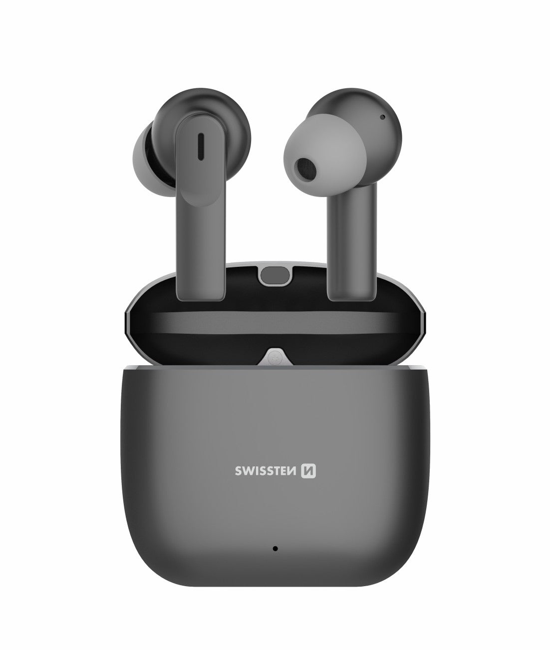 SWISSTEN ALUPODS II TWS BLUETOOTH 5.1 EARPHONES AURICOLARI SENZA FILI STEREO NERI 54300200