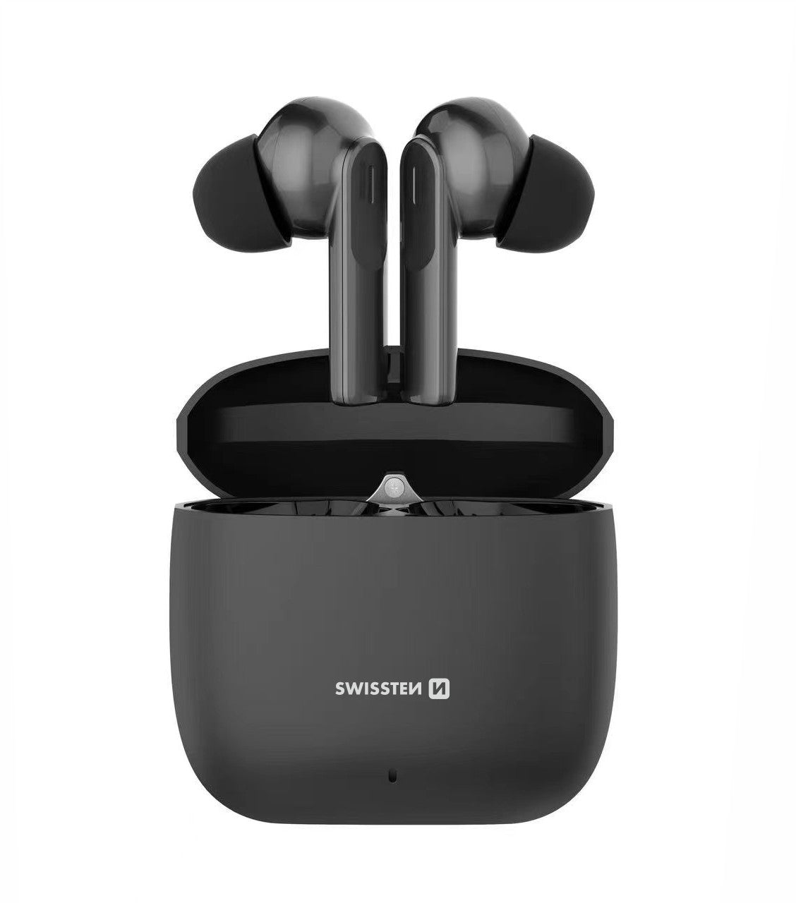 SWISSTEN ALUPODS II TWS BLUETOOTH 5.1 EARPHONES AURICOLARI SENZA FILI STEREO NERI 54300200