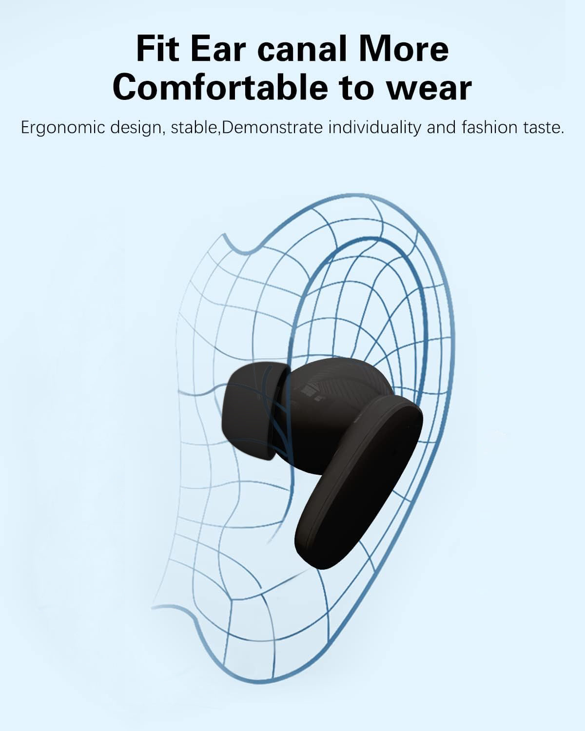 SWISSTEN SONIC TWS BLUETOOTH 5.3 EARPHONES AURICOLARI SENZA FILI STEREO NERI 54400211