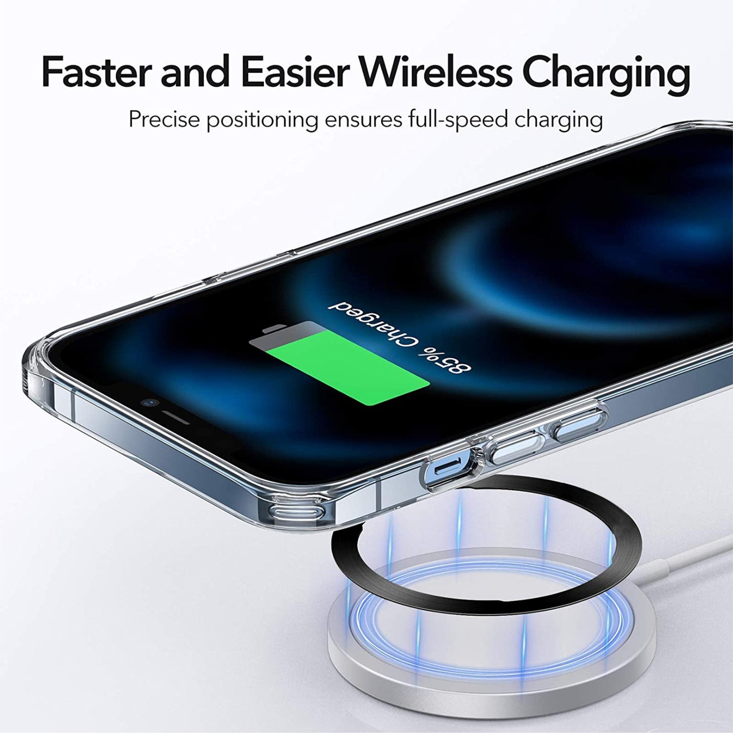 SWISSTEN ANELLO ADESIVO COMPATIBILE CON LA RICARICA MAGSAFE E Qi 88801409
