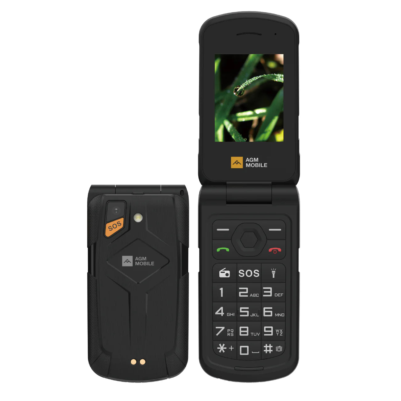 TELEFONO CELLULARE A CONCHIGLIA AGM M10 4G RUGGED RINFORZATO RESISTENTE