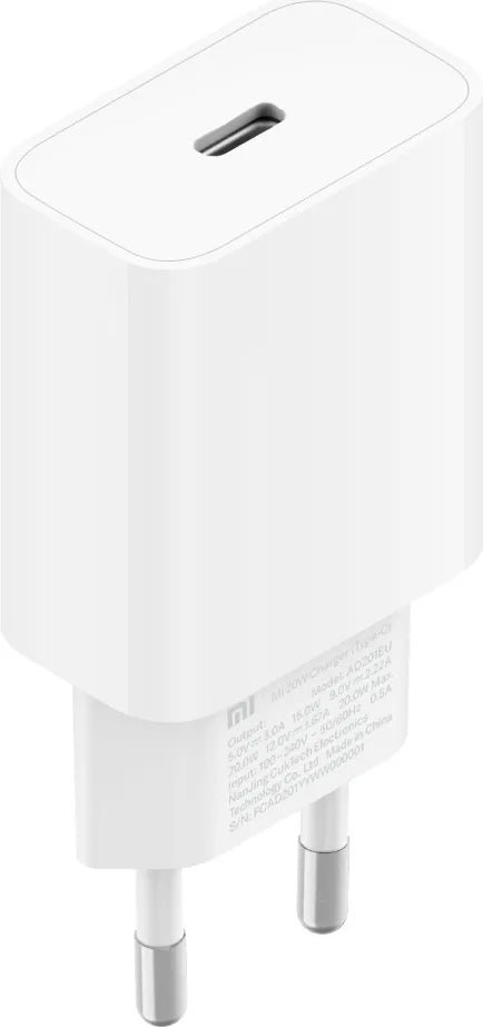 XIAOMI CARICABATTERIE ORIGINALE UNIVERSALE TYPE-C 20W BHR4927GL - AD201EU