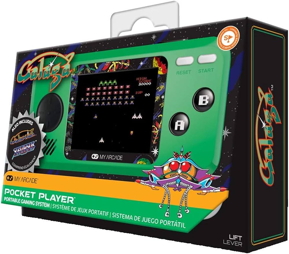 MY ARCADE CONSOLE PORTATILE CON TRE GIOCHI GALAGA GALAXIAN XEVIOUS DGUNL-3244