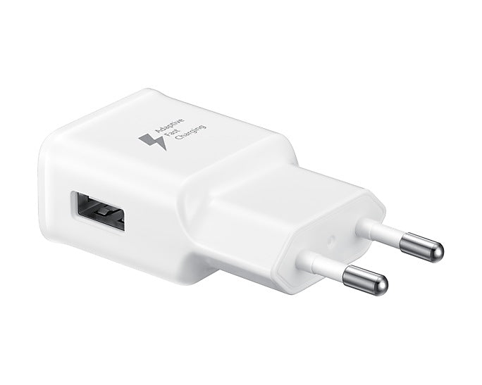 SAMSUNG CARICABATTERIE ORIGINALE UNIVERSALE USB-A BIANCO 15W EP-TA20EWENGEU