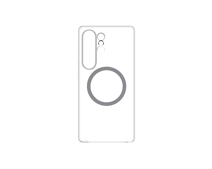 SAMSUNG CUSTODIA ORIGINALE CLEAR MAGNET CASE S25 ULTRA GP-FPS938SAATW