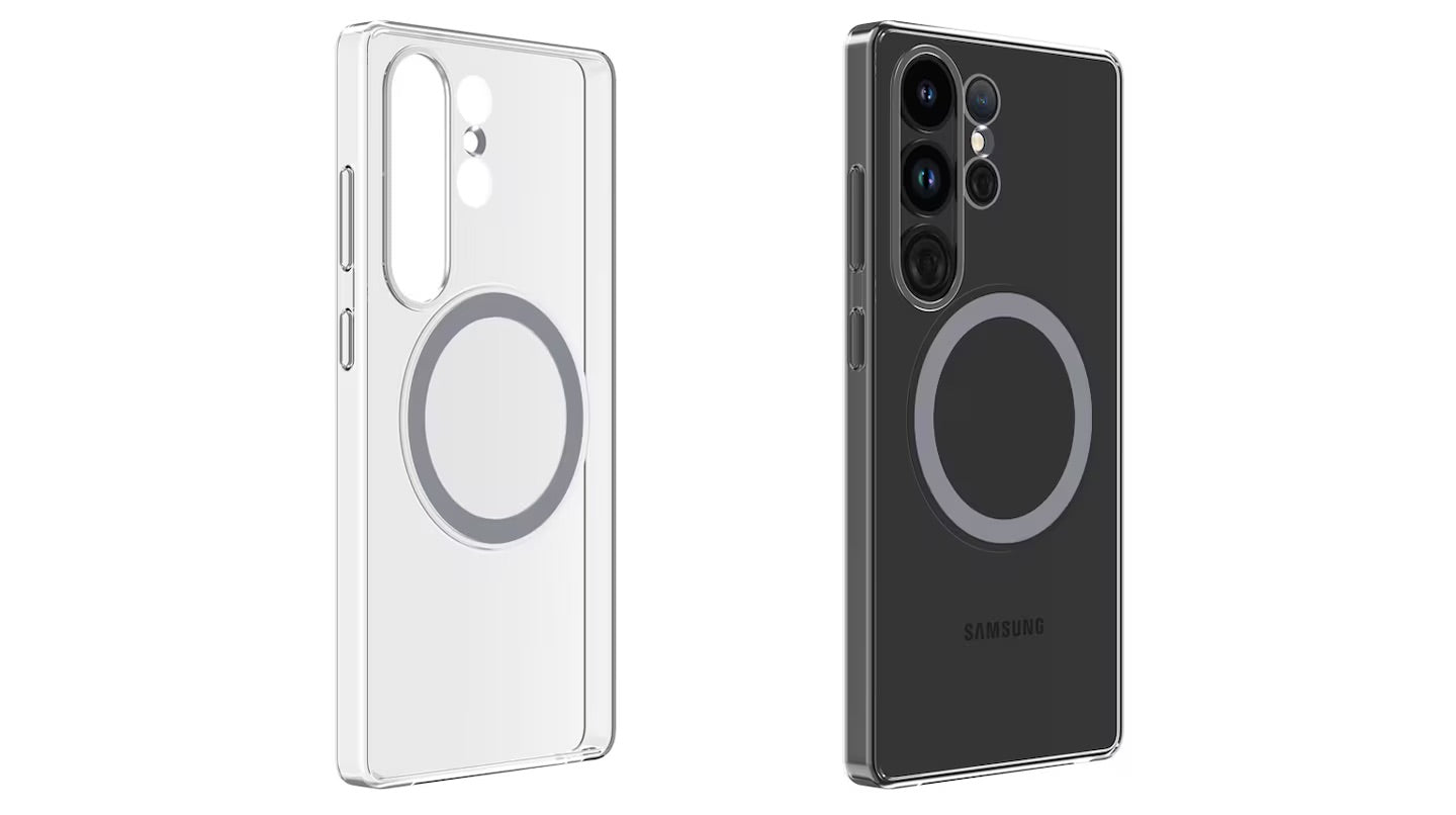 SAMSUNG CUSTODIA ORIGINALE CLEAR MAGNET CASE S25 ULTRA GP-FPS938SAATW