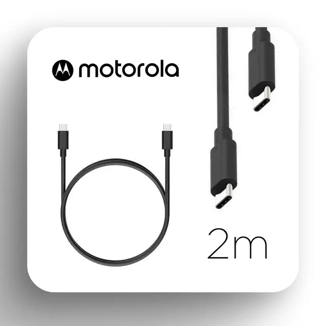 MOTOROLA CAVO DATI ORIGINALE USB-C USB-C 2,0 MT NERO SJC00CCB20