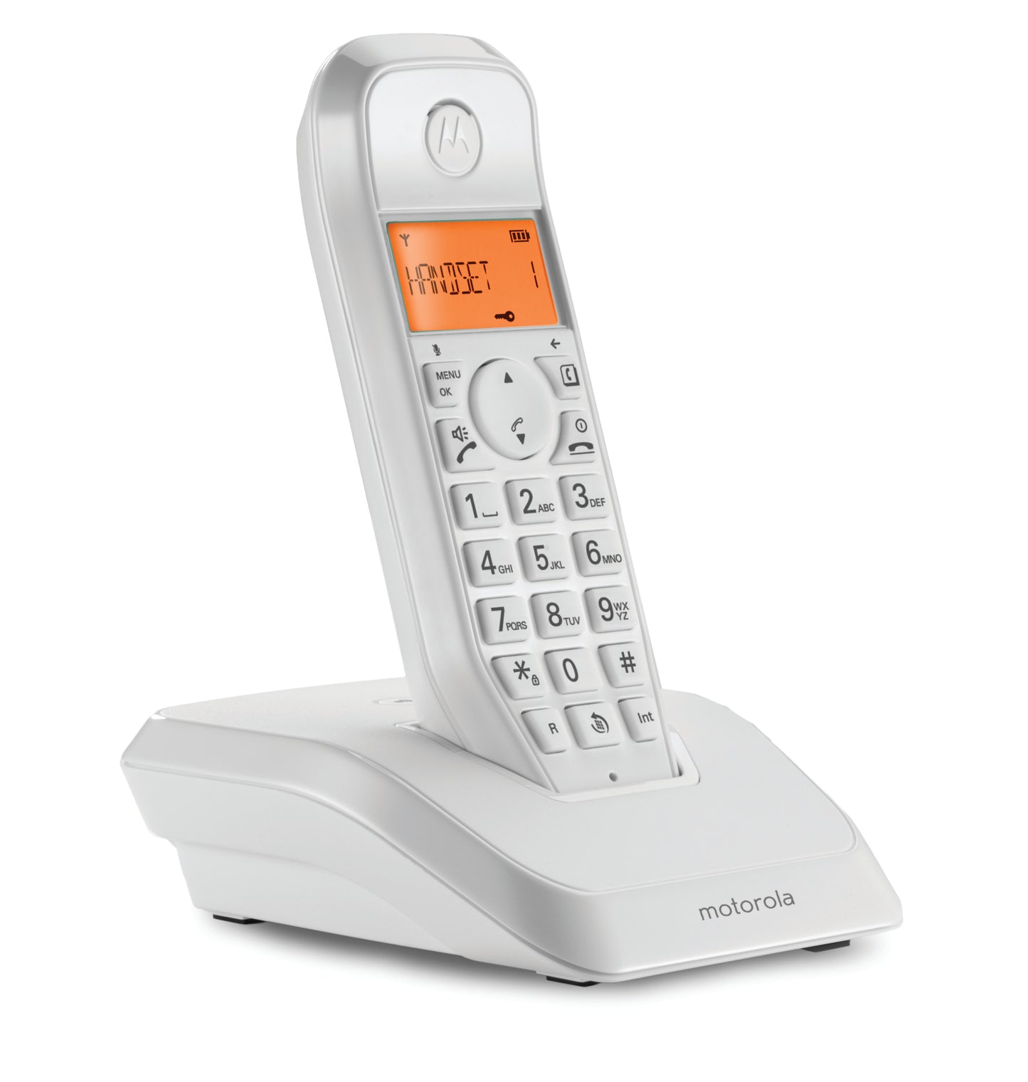 MOTOROLA TELEFONO CORDLESS CON VIVAVOCE FUNZIONE MUTE INTERCOMUNICANTE S1201 W