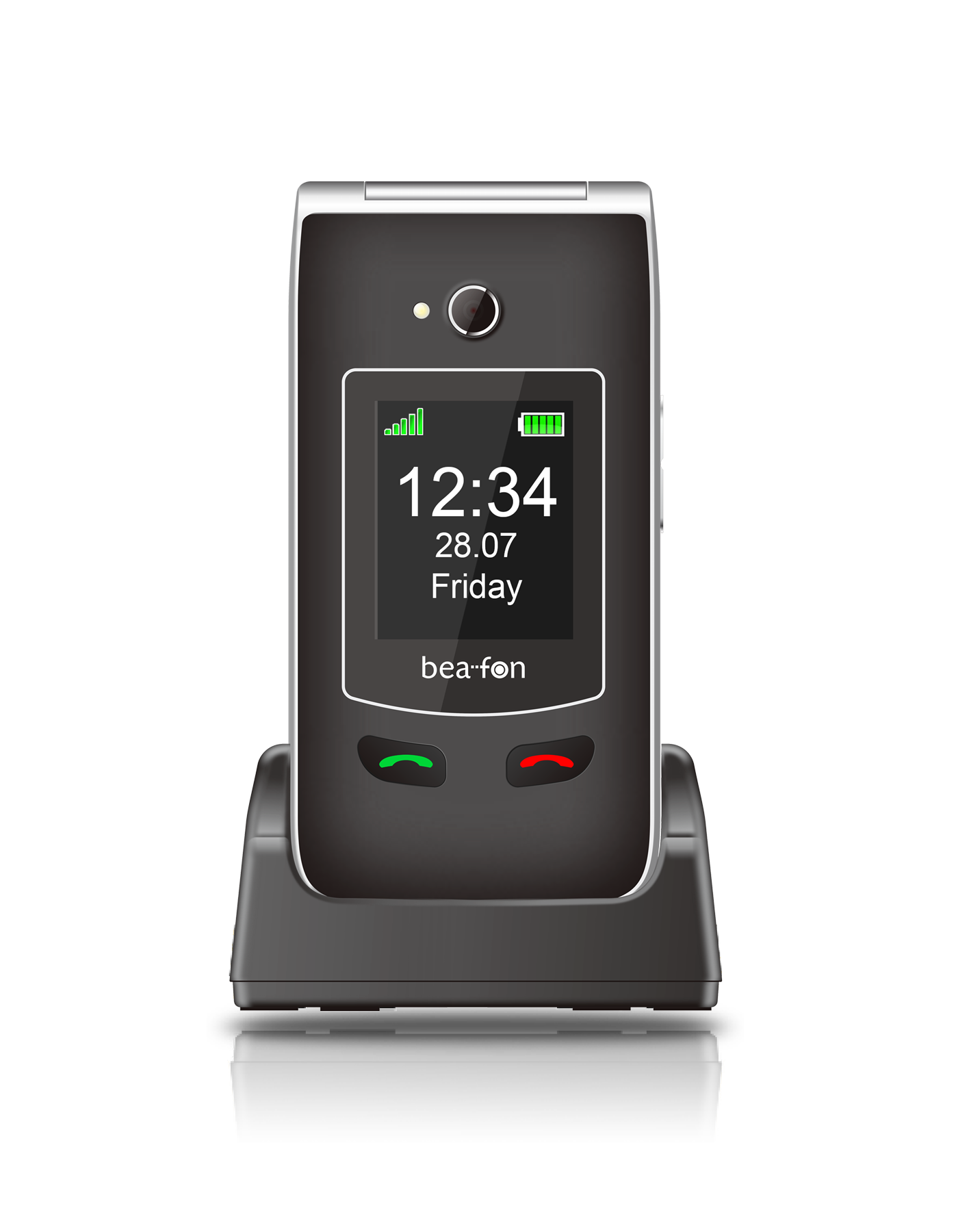 TELEFONO CELLULARE BEAFON A CONCHIGLIA BEAFON SL645PLUS 4G LTE CON BASE DI RICARICA E TASTI GRANDI