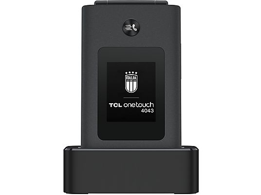 TELEFONO CELLULARE A CONCHIGLIA CON BASE DI RICARICA E TASTI GRANDI 4G VOLTE TCL 4043