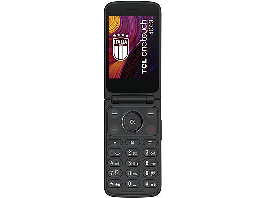 TELEFONO CELLULARE A CONCHIGLIA CON BASE DI RICARICA E TASTI GRANDI 4G VOLTE TCL 4043