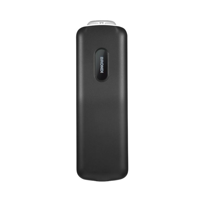 TELEFONO CELLULARE PER ANZIANI FACILE CON TASTO SOS BRONDI AMICO FLASH BLACK NERO