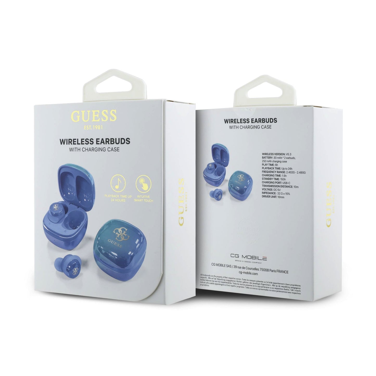 GUESS EARBUDS AURICOLARI STEREO BLUETOOTH