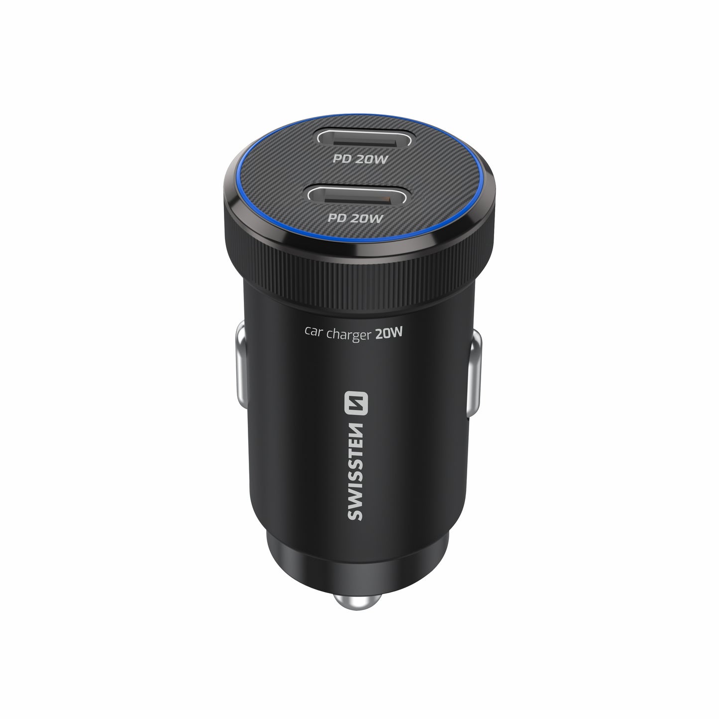 SWISSTEN CAR CHARGER 20W DUO (USB-C+USB-C) 20111904