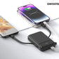 SWISSTEN POWER BANK 10000mAh CON LED DISPLAY Qi MagSafe CON CAVI INTEGRATI USB-C E LIGHTNING 22.5W 22013933