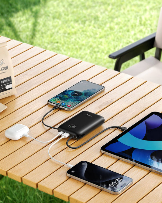 SWISSTEN POWER BANK 30000mAh VOLTBOX CON LED DISPLAY E CAVI INTEGRATI USB-C E LIGHTNING 35W 22013938