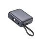 SWISSTEN POWER BANK 10000mAH CON LED DISPLAY E CAVI INTEGRATI USB-C E LIGHTNING 22.5W 22013939