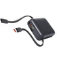 SWISSTEN POWER BANK 10000mAH CON LED DISPLAY E CAVI INTEGRATI USB-C E LIGHTNING 22.5W 22013939