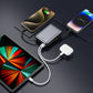 SWISSTEN POWER BANK 20000mAh CON LED DISPLAY E CAVI INTEGRATI USB-C E LIGHTNING 22013945