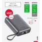 SWISSTEN POWER BANK 20000mAh CON LED DISPLAY E CAVO INTEGRATO USB-C 45W 22013976