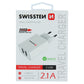 SWISSTEN CARICABATTERIE 10,5W   CON 2 PORTE USB SMART IC 22034000