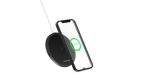 SWISSTEN BASETTA CARICABATTERIA WIRELESS 15W COLORE NERO 22055504