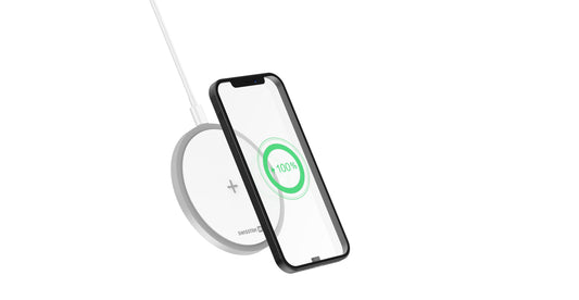 SWISSTEN BASETTA CARICABATTERIA WIRELESS 15W COLORE BIANCO 22055505