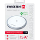 SWISSTEN BASETTA CARICABATTERIA WIRELESS 15W COLORE BIANCO 22055505