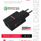 SWISSTEN CARICABATTERIE 23W CON 2 PORTE USB (1 QC 3.0) QUALCOMM QUICK CHARGER 3.0 22060200