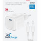 SWISSTEN CARICABATTERIE 20W POWER DELIVERY GaN USB-C CON CAVO USB-C LIGHTNING 27W (480 mb/s) 22070140