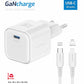 SWISSTEN CARICABATTERIE 20W POWER DELIVERY GaN USB-C CON CAVO USB-C LIGHTNING 27W (480 mb/s) 22070140