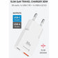 SWISSTEN CARICABATTERIE SLIM 30W DUO (USB-A+USB-C) POWER DELIVERY GaN QUICK CHARGER 3.0