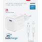SWISSTEN CARICABATTERIE 35W POWER DELIVERY GaN USB-C CON CAVO USB-C LIGHTNING 27W (480 mb/s) 22070240