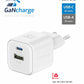 SWISSTEN CARICABATTERIE 20W DUO (USB-A+USB-C) POWER DELIVERY GaN QUICK CHARGER 3.0 22071100