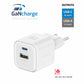 SWISSTEN CARICABATTERIE 35W DUO (USB-A+USB-C) POWER DELIVERY GaN QUICK CHARGER 3.0 22071200