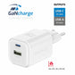 SWISSTEN CARICABATTERIE 45W DUO (USB-A+USB-C) POWER DELIVERY GaN QUICK CHARGER 3.0 22071300