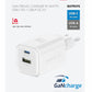 SWISSTEN CARICABATTERIE 45W DUO (USB-A+USB-C) POWER DELIVERY GaN QUICK CHARGER 3.0 22071300