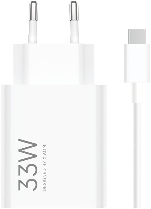 XIAOMI CARICABATTERIE ORIGINALE USB-A 33W CON CAVO USB-A USB-C
