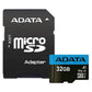 ADATA microSDHC 32GB CLASSE 10 UHS-1 U1 CON ADATTATORE AUSDH32GUICL10A1-RA1