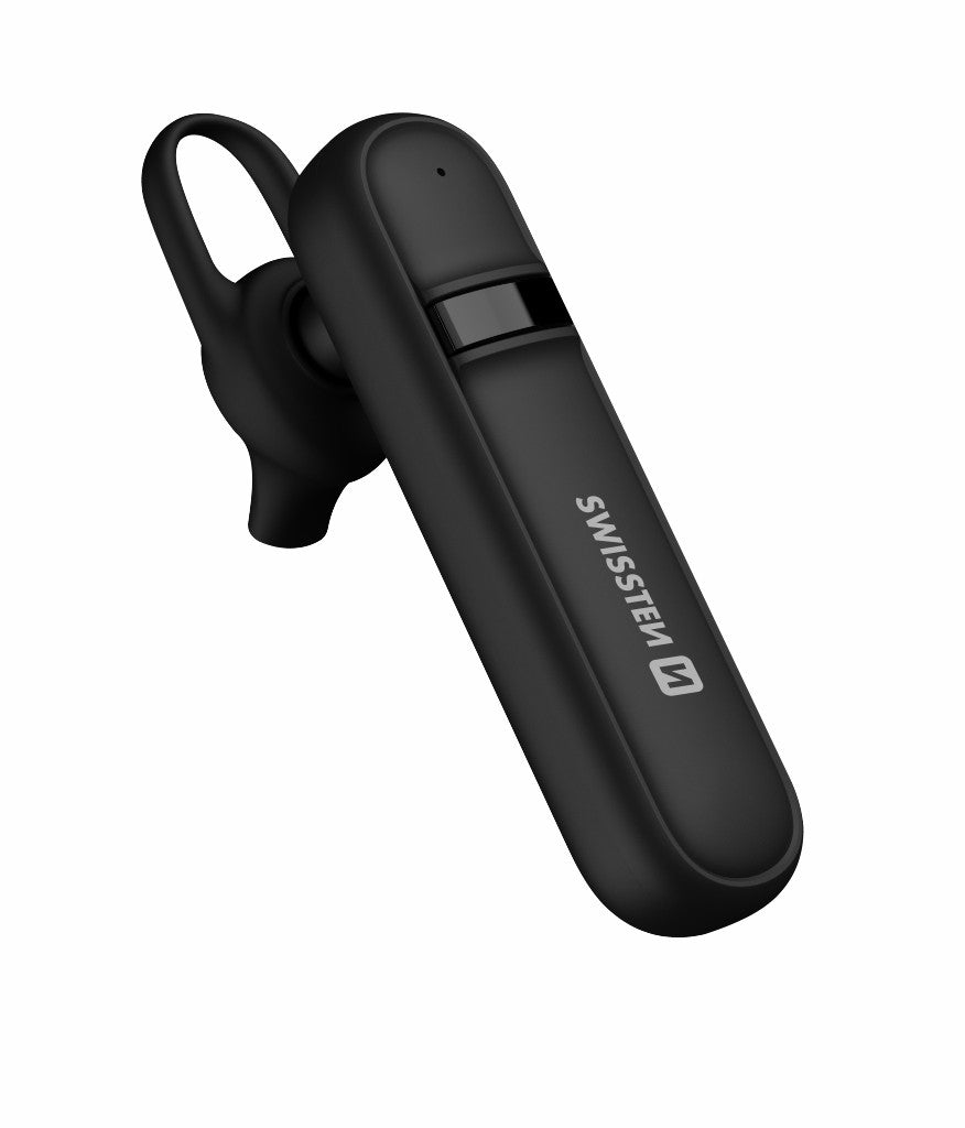SWISSTEN AURICOLARE MONO BLUETOOTH 5.0 CONNESSIONE SIMULTANEA 2 SMARTPHONE 51104100