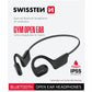 SWISSTEN AURICOLARI BLUETOOTH 5.2 GYM OPEN EAR DOLBY ATMOS 360° CON MICROFONO COLORE NERO 51107091