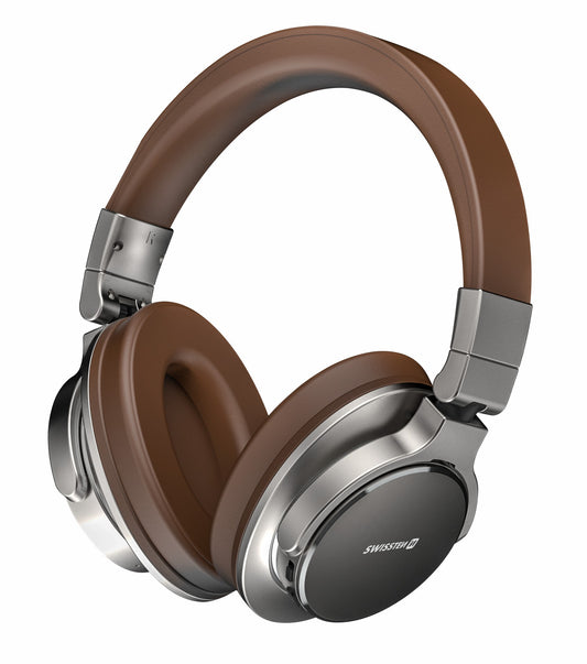SWISSTEN CUFFIE JUMBO BLUETOOTH 5.3 COLORE CUOIO CON MICROFONO 52510610
