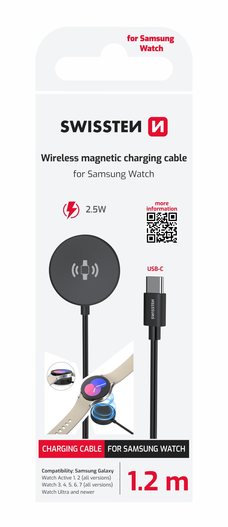 SWISSTEN CARICABATTERIE PER SAMSUNG GALAXY WATCH 22065511