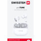 SWISSTEN PRO TUNE TWS BLUETOOTH 5.0 EARPHONES AURICOLARI SENZA FILI STEREO BIANCHI 54400200