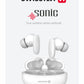 SWISSTEN SONIC TWS BLUETOOTH 5.3 EARPHONES AURICOLARI SENZA FILI STEREO BIANCHI 54400210