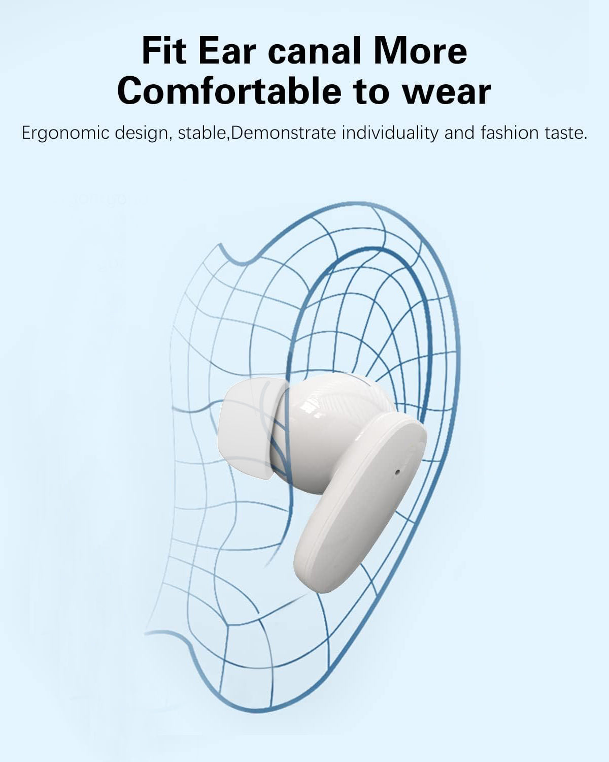 SWISSTEN SONIC TWS BLUETOOTH 5.3 EARPHONES AURICOLARI SENZA FILI STEREO BIANCHI 54400210